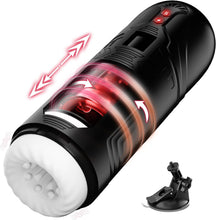 Laden Sie das Bild in den Galerie-Viewer, Masturbieren für Männer Elektrisch, Masturbator Sex Spielzeug für die Männer Solo mit 7 Vibration Stoß und Rotationsmodi, 3 in 1 Sexspielzeug Taschenmuschi Penis Masturbatoren Sex Toys Pussy