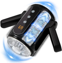 Laden Sie das Bild in den Galerie-Viewer, Elektrische Cup-masturbatoren mit 9 Teleskopfunktion undVibrationen, Sex Spielzeug für die Männer Masturbieren für Männer, Masturbatoren Taschenmuschi Penis Sexspielzeug, Männer Sex Sexspielzeug