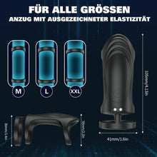 Laden Sie das Bild in den Galerie-Viewer, Penisring Vibrator Sex Spielzeug für die Männer, Penis Ring Erotik Sex Spielzeug für Paare Extrem, Cockring Penistrainer mit App Steuerung Masturbieren Männer mit 10 Modi für Langwährende Erektion