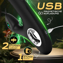 Laden Sie das Bild in den Galerie-Viewer, Dildo Vibrator Sex Spielzeug für die Frau, Vibratorensets für Frauen Klitoris Stimulator für Sie, G Punkt Vibratoren mit Klitorisstimulation mit 10 VibrationModi Sexspielzeug für Paare Sex Toy