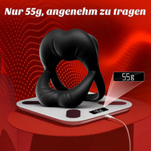 Laden Sie das Bild in den Galerie-Viewer, Dual Penisring Vibrator mit Klitoris Stimulator, Penisringe Sex Spielzeug für die Paare Extrem mit 9 Vibrationen, Sexspielzeug Vibratorensets für Paare Männer Cock Penis Ring Paarvibrator für Paare