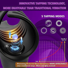 Laden Sie das Bild in den Galerie-Viewer, Elektrischer Masturbator Cup - 3 Motoren, 5 Klopfmodi, 10 Vibrationsmodi, Penis Training Massager Silikon Sexspielzeug für Männer Penis Vibrator Trainer Sex Spielzeug für die Männ Masturbieren