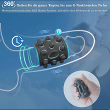 Laden Sie das Bild in den Galerie-Viewer, Penisring Vibrator Penishülle für Penis G-Punkt, Sex Spielzeug für die Paare Männer Frauen, 10 Vibrations Penis Ring Sleeve Cockring, Budoli Penismanschetten Sex Toys, Penisverlängerung Sexspielzeug