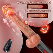 Laden Sie das Bild in den Galerie-Viewer, Dildo mit 5 Stoßfunktion &amp; 10 Vibration für Frauen, Vibrator Sex Spielzeug für Paare, Sex Spielzeug für die Frau Männer, Vibratorensets für Frauen Männer, Dildos Sexmaschine Maschinen &amp; Geräte