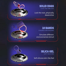 Laden Sie das Bild in den Galerie-Viewer, Elektrischer Masturbator Penistrainer Vibrator 10 Vibrationen Einstellbare Größe Automatische Masturbator Cup Penisring Masturbatoren Mann Männer Eichel Stimulator Silikon Sexspielzeug Männer