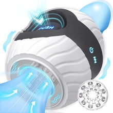 Laden Sie das Bild in den Galerie-Viewer, Masturbieren für Männer Elektrisch Masturbator, 10 Vibration Sex Spielzeug für die Männer Taschenmuschi, Penis Vbratorensets Sexspielzeug Solo Masturbatoren Handfrei, Sex Toyset für Man