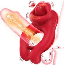 Laden Sie das Bild in den Galerie-Viewer, Penisring Vibrator, Sexspielzeug für die Paare Extrem Penis Vibrator 10 G-Punkt Vibrationsmodi and 10 Zungenlecken Klitoris Stimulator Cock Ring Sex Spielzeug für die Männer Frauen