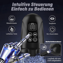 Laden Sie das Bild in den Galerie-Viewer, Elektrischer Masturbator Masturbieren für Männer, 7 Vibration 7 Saugmodi Sex Spielzeug für die Männer, Realistische Taschenmuschi Sexspielzeug mit Doppel-Starkmotor, Penispumpe Masturbatoren Sex Toys