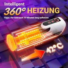 Laden Sie das Bild in den Galerie-Viewer, Elektrischer Masturbator für Männer, Realistische Masturbieren 10 Stoß &amp; Variabler Schwenk Beheizter Taschenmuschi Sex Toys, Blowjob Maschine Penis Stimulation Sex Spielzeug für die Männer Solo