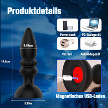 Laden Sie das Bild in den Galerie-Viewer, Analvibratoren für Mann mit 10 Vibration Analplug# für Männer mit App-Steuerung analvibrator Anal toy Buttplug Prostata Stimulator Anal Plug Vibratorensets Sex Spielzeug für Paare