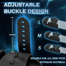 Laden Sie das Bild in den Galerie-Viewer, Silicone Electric Trainer Vibrator Adjustable Size with 10 Vibration Modes Male Glans Training Stimulator Masturbation Cup Adult Sex Toy for Men Couples