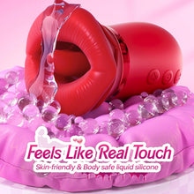 Laden Sie das Bild in den Galerie-Viewer, 4 IN 1 Mouth Sucking Vibrator Rose Sex Toy