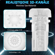 Laden Sie das Bild in den Galerie-Viewer, Elektrischer Masturbator Cup, Masturbieren für Männer mit 3 Saugmodi 7 Modi Teleskopfunktion, Sex Spielzeug für die Männer, Masturbieren für Männer, Taschenmuschi Penis Masturbatoren