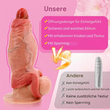 Laden Sie das Bild in den Galerie-Viewer, Penissleeve mit Knoten Penisbezug Cockring zur Vergrößerung für Männer | Offenes design dickeverlängerer spielzeug, Penishülle wiederverwendbarer penisvergrößerer für paare, penis ring sexspielzeug