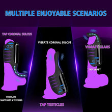 Laden Sie das Bild in den Galerie-Viewer, Elektrischer Masturbator Cup - 3 Motoren, 5 Klopfmodi, 10 Vibrationsmodi, Penis Training Massager Silikon Sexspielzeug für Männer Penis Vibrator Trainer Sex Spielzeug für die Männ Masturbieren