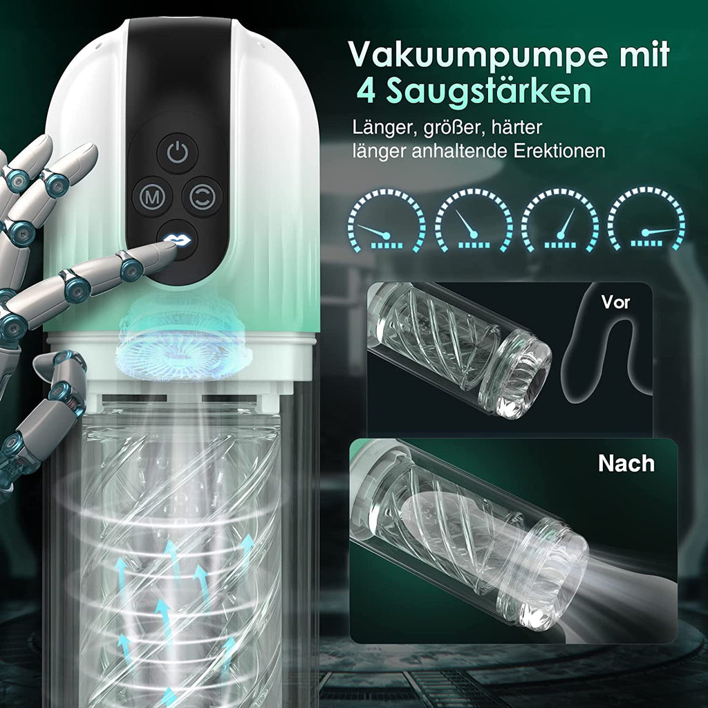 Electric Masturbator with 7 Suction Modes in Water 7 Rotation Modes