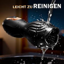Laden Sie das Bild in den Galerie-Viewer, Penis Vibrator mit 10 360°-Rundum-Rotationen und 10 Vibrationen, Sex Spielzeug für die Männer Eichel Stimulation Masturbator Masturbieren für Männer Elektrisch