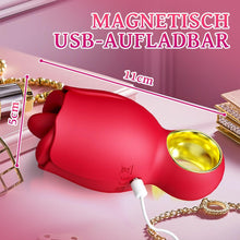 Laden Sie das Bild in den Galerie-Viewer, Vibrator für Frauen Sex Spielzeug für die Frau,Vibratorensets für Frauen Zunge Lecken Klistoris mit 8 Zungelecken Vibrationmodi Sexspielzeug Leise Stimulation G-punkt Sex Toys für Frauen