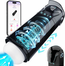 Laden Sie das Bild in den Galerie-Viewer, PRONFANS Sex Spielzeug für die Männer Masturbator, 9 Saugen &amp; Stöße &amp; Vibratorensets 3D Pussy Masturbieren für Männer Penispumpe, APP Taschenmuschi Blowjob Sexspielzeug Masturbatoren Penis Sex Toys