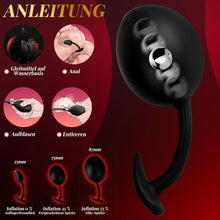 Laden Sie das Bild in den Galerie-Viewer, Neuer Aufblasbar Analplug Mit Magnetverschluss-System für Luftpumpe Sex Spielzeug für die Männer, Verstellbar Riesen Dildo Butt Plug Abnehmbarer, Sex Toys Anal Plug SM Sexspielzeug für Paare Frauen