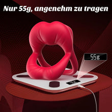 Laden Sie das Bild in den Galerie-Viewer, Penisring Penis Vibrator Sex Spielzeug für die Paare, Penies Ring für Sex Penisringe mit Klitoris Stimulator, Sexspielzeug für Paare Extrem Sex Dual Penis Ring, Erotisches Sex Toys Cockring für Männer