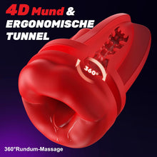 Laden Sie das Bild in den Galerie-Viewer, Elektrischer Masturbator Masturbieren für Männer 9 Vibration, Penistrainer App-steuerung mit Heizstab, Sex Spielzeug für die Männer Solo Masturbatoren Oral Vibrator Penis Sexspielzeug