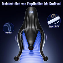 Laden Sie das Bild in den Galerie-Viewer, Masturbator Taschenmuschi Upgrade-Größe 10 Zungenmodi Sex Spielzeug für die Männer Paare Extrem Sex Toys für Penis Klitoris Brust Stimulation, Vibratorensets für Männer mit 3D-Partikel Sextoys