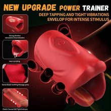 Laden Sie das Bild in den Galerie-Viewer, Penistrainer APP Steuerung Elektrischer Masturbator Eichel Stimulator für Männer mit 9 Vibrationsmodi Masturbatoren Oralsex Penis Vibrator Masturbieren Sex Spielzeug für die Männer Solo