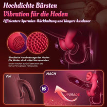 Laden Sie das Bild in den Galerie-Viewer, Penisring Sex spielzeug für Paare extrem sex, Erotik Zunge Cockring Sex Spielzeug für die Männer Extrem mit 10 Vibrationsmodi, Dual Penisringe Massagegerät Erotisches Sexspielzeug für Klitoris