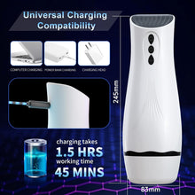 Laden Sie das Bild in den Galerie-Viewer, Elektrischer Masturbator Cup mit 10 Vibration &amp; 10 Saugmodi, Sex Spielzeug für die Männer solo, Taschenmuschi Masturbieren für Männer Penis Masturbatoren, Sex Toys mit 3D Vagina Pussy