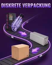 Laden Sie das Bild in den Galerie-Viewer, Masturbieren für Männer mit Zungenleck Sex Spielzeug für die Männer - Full-Wrap Masturbator Sexspielzeug für Männer Solo, Penis Eichel Vibrator Masturbator, KI-Interaktion Sex Toyset für Man
