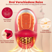 Laden Sie das Bild in den Galerie-Viewer, 10 Peristaltikmodi und Vibrationsfunktion mit 3 Motoren, Sex Spielzeug für die Männer Vibratorensets,Masturbatoren 360° Penis Stimulator Sex Toys