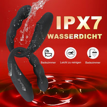 Laden Sie das Bild in den Galerie-Viewer, Doppeldildos Dildo Anal Vibrator Klitorisstimulator G-punkt Vagina Klitoris Anal Massage Drahtlose Steuerung Dildo Doppel Headed Vibratoren U-förmigen Sex spielzeug für für Frauen Lesben, Paar