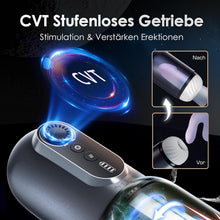 Laden Sie das Bild in den Galerie-Viewer, Masturbieren für Männer Elektrisch, Sex Spielzeug für Die Männer mit 5 Teleskop Rotation &amp; 5 Saugmodi, Stufenloses Getriebe CVT Taschenmuschi Masturbator Penis Masturbatore