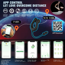 Laden Sie das Bild in den Galerie-Viewer, Männlicher Prostata Stimulator Massagegeräte Analvibratoren mit Penisring Analplug für Männer APP Steuerung Analplug 10 Vibrationen und 10 Swing modi Dehnbar Silikon Penisringe Sexspielzeug