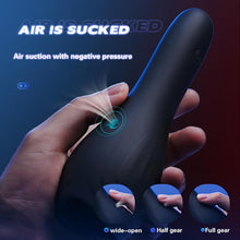 Laden Sie das Bild in den Galerie-Viewer, Buntune Elektrischer Cup Masturbator Sexspielzeug für Männer Silikon Penis Trainer Vibrator mit 10 Vibrationsmodi und Zunge Lecken Saugmodi Eichel Stimulator für Herren Taschenmuschi Massagegerät
