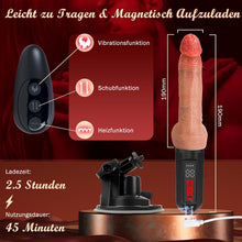 Laden Sie das Bild in den Galerie-Viewer, Dildo mit 5 Stoßfunktion &amp; 10 Vibration für Frauen, Vibrator Sex Spielzeug für Paare, Sex Spielzeug für die Frau Männer, Vibratorensets für Frauen Männer, Dildos Sexmaschine Maschinen &amp; Geräte