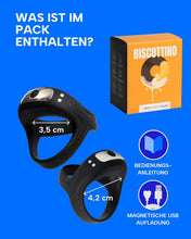 Laden Sie das Bild in den Galerie-Viewer, Penis Vibrator für Paare Cockringe für Männer Gummi Sexspielzeug, Mastrubrator für Manner Cock Ring &amp; Vibrator Mann Erotik 10 Vibrationmodi Erektion &amp; Klitoris Stimulator Für Sie