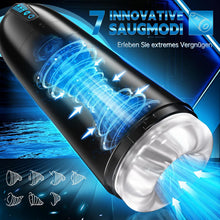 Laden Sie das Bild in den Galerie-Viewer, AI-Sync Elektrischer Masturbator Cup, Masturbieren für Männer mit 7 Saugmodi 7 Rotationsmodi, Blowjob Taschenmuschi Penis Stimulator 3D Realistischer Vagina Pussy Sex Spielzeug für die Männer Sex Toys
