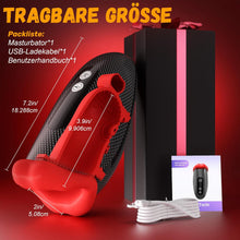 Laden Sie das Bild in den Galerie-Viewer, Masturbieren für Männer Vibratorensets Masturbator, 9x9 Klopfen-Lecken-Vibration Sex Spielzeug für die Männer Taschenmuschi Penis Vibrator Eichel Sexspielzeug Solo Masturbatoren