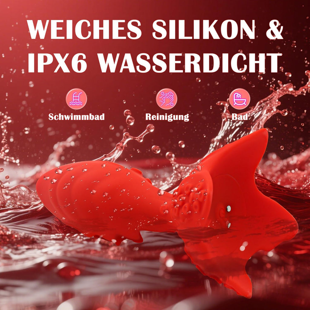 Oktopus Analvibrator Prostata Vibrator mit 7 Vibrationsmodi und 7 360°Rotationsmodi Prostata Stimulation Männer mit Fernbedienung Analvibrator Buttplug Analplug Sex Spielzeug die Männer Paare