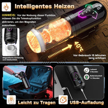 Laden Sie das Bild in den Galerie-Viewer, Beheizter Sex Spielzeug für die Männer Masturbator, Masturbieren für Männer 10 Vibrations &amp; 7 Stoß &amp; 5 Saugmodi, Zungenleck Taschenmuschi Sexspielzeug Masturbatoren, App-Steuerung Sex Toys Penispumpe