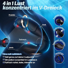 Laden Sie das Bild in den Galerie-Viewer, Analvibratoren für Mann Prostata Stimulation Männer mit 360° Rotierende Analdehnung Massage &amp; 9 Intensiv Vibrationsmodi Analplug Anal Vibrator Sex Spielzeug die Männer Penisring APP Tagnaff