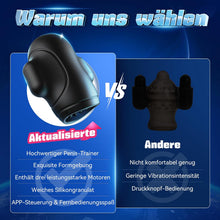 Laden Sie das Bild in den Galerie-Viewer, Tauara Masturbating for Men, Egg Masturbators, 4-in-1 Sex Toy for Men, Vibrator Trainer with 10 Vibrations, App Masturbator Glans Stimulator Vibrator Sets for Men Sex Toy