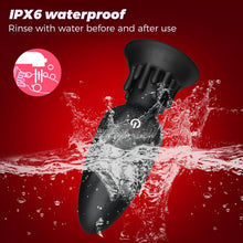 Laden Sie das Bild in den Galerie-Viewer, Analvibratoren für Man, Prostata Stimulation Männer Analplug Sex Spielzeug für die Männer mit 10 Vibrationen und 10 Rotationsmodi Fernbedienung Anal Plug Dildo für Paare Buttplug Sexspielzeug