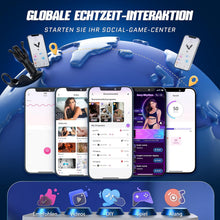 Laden Sie das Bild in den Galerie-Viewer, Soulour Analvibratoren für Mann Prostata Stimulation Männer, 4 IN 1 Expansions- und Schubmodi Analplug mit Penisring &amp; Hodenvibration, Sex Spielzeug für die Männer Anal Plug Vibrator mit 9x9 Modi Reif