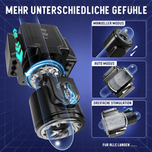 Laden Sie das Bild in den Galerie-Viewer, Masturbieren für Männer, Elektrischer Masturbator Sex Spielzeug für die Männer mit 7 Teleskop und Drehfunktionen 7 Vibrationsmodi, Taschenmuschi Masturbatoren Erotisches Sexspielzeug für Männer Solo