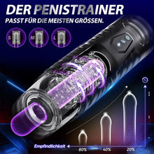 Laden Sie das Bild in den Galerie-Viewer, Masturbator Sexmaschine Maschinen &amp; Geräte Masturbieren für Männer mit 7 Modi Teleskopfunktion und Rotation, Sex Spielzeug für die Männer, Penis App-Steuerung LCD Display Masturbatoren