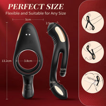 Laden Sie das Bild in den Galerie-Viewer, Penisring Vibrator Spielzeug für die Paare Klitoris, Penis Ring Erotisches Sex Spielzeug für Paare Extrem Sex 10 Vibrationsmodi, Penisringe Sex Spielzeug für die Männer Solo Dual Cockring Massagegerät
