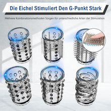Laden Sie das Bild in den Galerie-Viewer, Penismanschetten, 6er Pack Penis Sleeve Fallinsexy Transparente Wiederverwendbare Penishülle für Penisvergrößerung Sexspielzeug für Männer, Penis Sleeve Erbessern Ausdauer &amp;Sensibilität